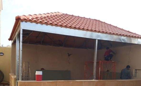 بناء ملاحق ومجالس